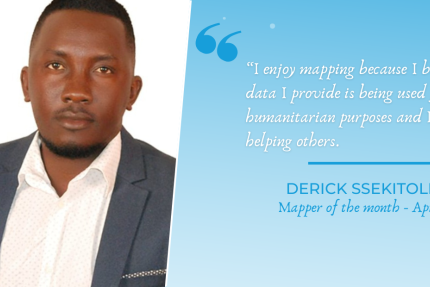 Derick Ssekitoleko - UN Mapper of the month - April 2022