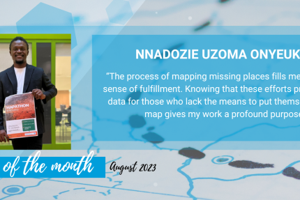  The UN Mapper of the month - August 2023